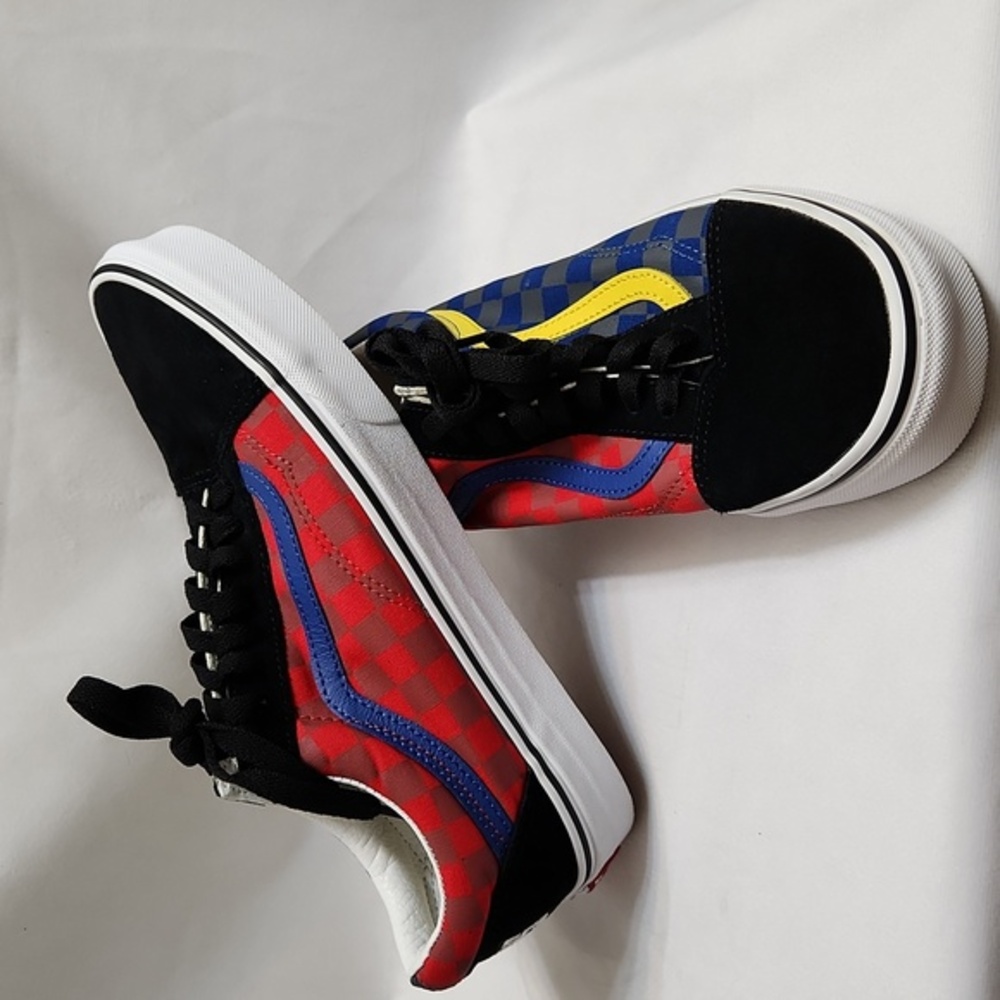 Vans OTW Rally Low Lace-up Multicolored Checkerboard Sneakers (Uni m 8, w 9.5)